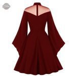 Robe à manches longues, combinaison de styles