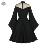 Robe gothique à manches longues pour occasions spéciales