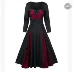 Robe gothique inspirée par l'époque médiévale