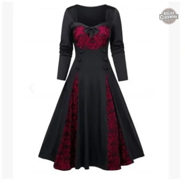Robe gothique inspirée par l'époque médiévale