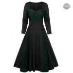 Robe femme au design gothique et médiéval
