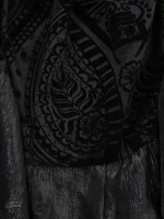 Robe à volants, design nocturne unique