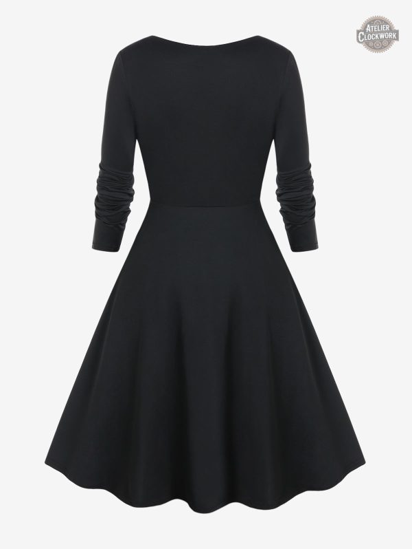 Robe steampunk raffinée pour femme