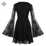 Vêtements steampunk femme, robe longue chic