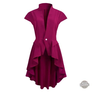 Robe Manteau Sans Manches - Scarlet pour tenue Steampunk