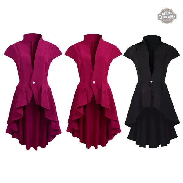 Robe sans manches au style victorien pour femme