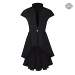 Manteau rouge Scarlet inspiré du style steampunk
