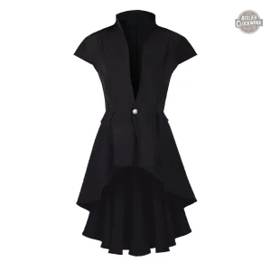 Manteau rouge Scarlet inspiré du style steampunk