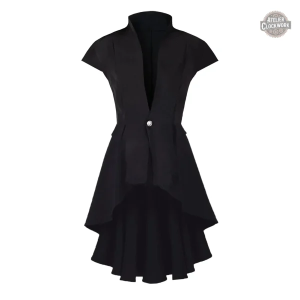 Manteau rouge Scarlet inspiré du style steampunk