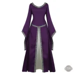 Robe médiévale à la silhouette raffinée