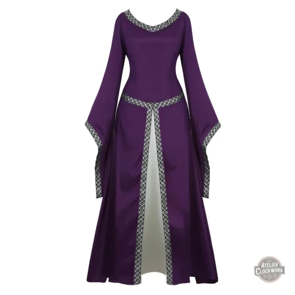 Robe médiévale à la silhouette raffinée