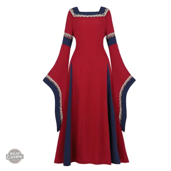 Robe d'artiste inspirée des elfes pour femme