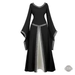 Robe féminine Steampunk avec touches médiévales