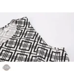 Robe femme vintage style victorien à motif damier