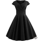 Robe pin-up marine pour une allure intemporelle