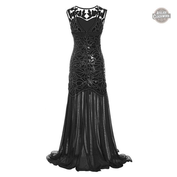 Robe de style victorien avec touches gothiques