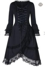 Robe steampunk élégante pour femmes, look gothique