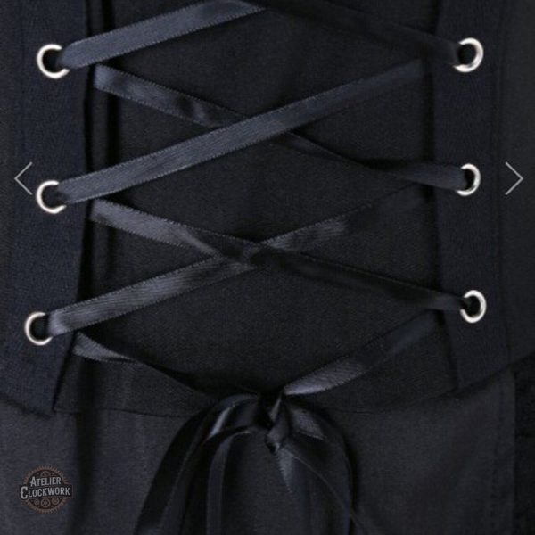 Robe gothique inspirée de Mary Shelley, style punk