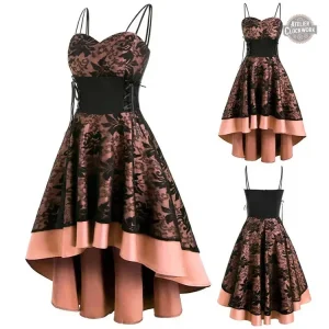 Robe victorienne steampunk pour femme élégante