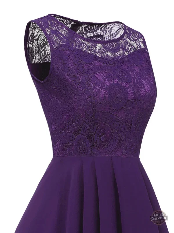 Robe steampunk chic avec détails vintage