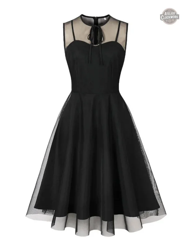 Robe gothique chic, idéale pour les passionnées de mode
