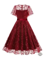 Robe romantique d'inspiration victorienne
