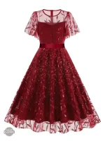 Robe en dentelle pour une allure hors du temps