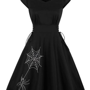 Robe gothique femme style steampunk chic