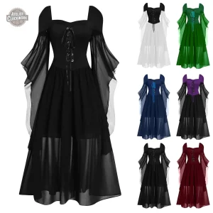Robe Steampunk Femme au style médiéval