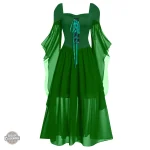 Robe noire et mystique pour femme