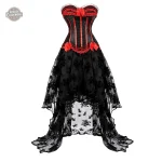 Robe Corset Burlesque avec Finitions Élégantes