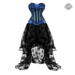 Robe Steampunk Femme avec Détails Corset