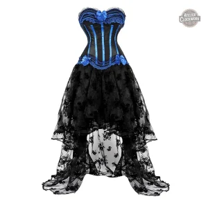 Robe Steampunk Femme avec Détails Corset