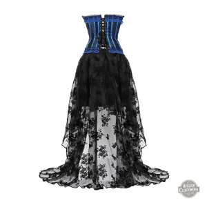 Robe Victorienne avec Style Corset pour Femmes