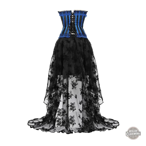 Robe Victorienne avec Style Corset pour Femmes