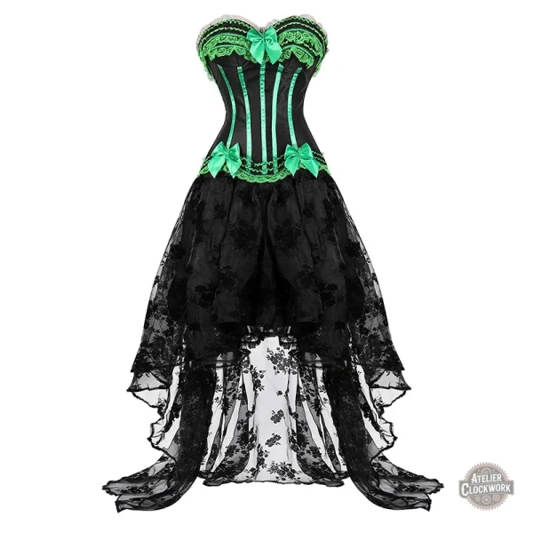 Robe Corset Élégante pour Soirées Steampunk
