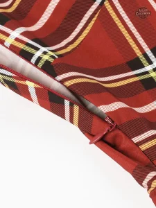 Robe tartan victorien pour une allure rétro