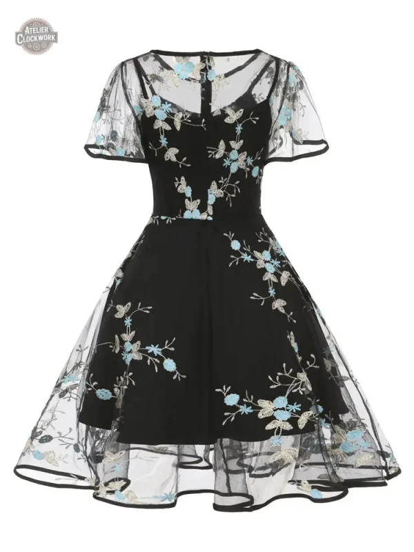 Robe Steampunk femme aux couleurs élégantes