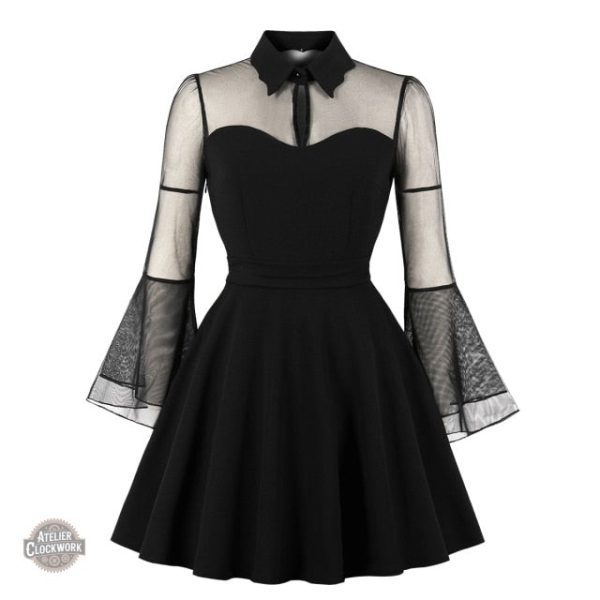 robe-victorienne-courte-1 Robe Victorienne Courte Berdie pour une allure Steampunk