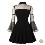 Robe courte style victorien pour femme
