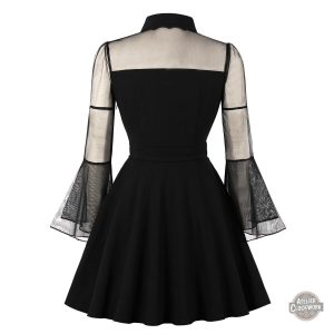Robe courte style victorien pour femme