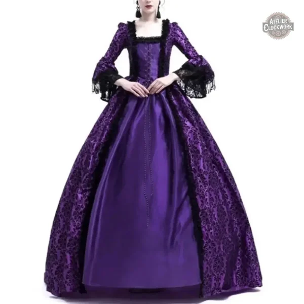 Robe longue au style victorien pour événements spéciaux