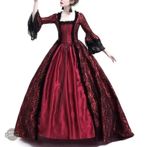 Robe féminine au charme victorien et original
