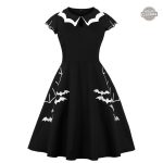 Robe gothique Halloween élégante pour femme