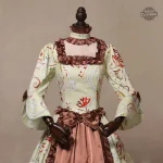 Robe Marron Victorienne pour style Steampunk féminin