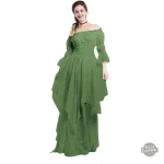 Robe élégante à manches papillon pour occasions spéciales