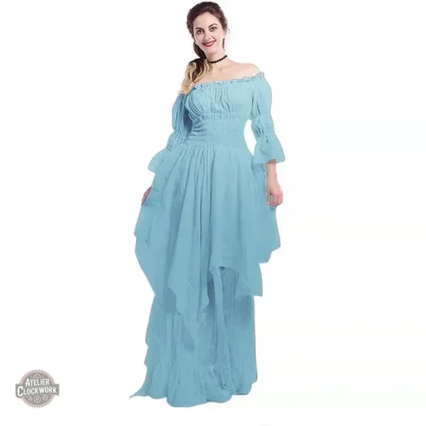 Robe inspirée du XIXe siècle - charme intemporel