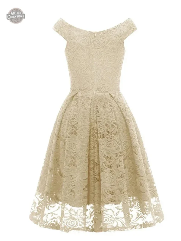 Robe féminine inspirée de l'époque victorienne