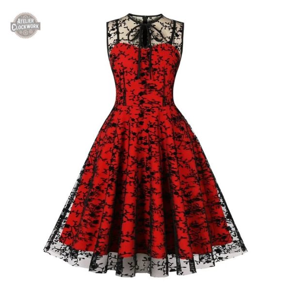 Robe féminine victorien avec touches modernes