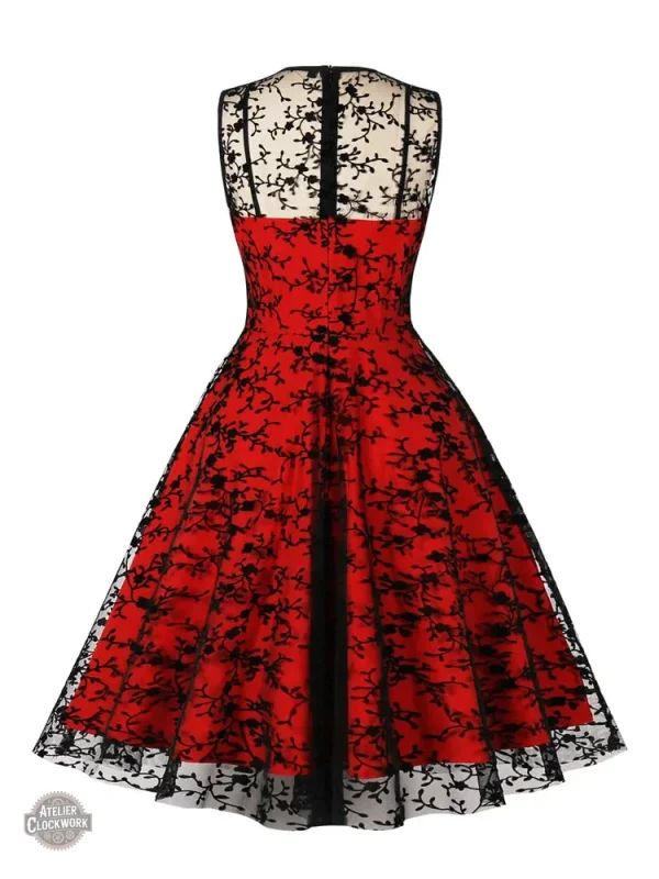 Robe raffinée inspirée des styles Rococo